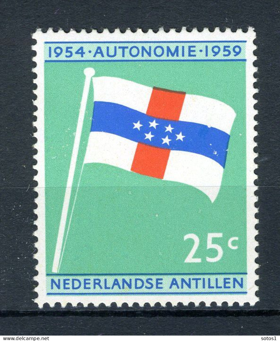 NL. ANTILLEN 306 MH 1959 - 5 Jaar Statuut Voor Het Koninkrijk. - Curacao, Netherlands Antilles, Aruba