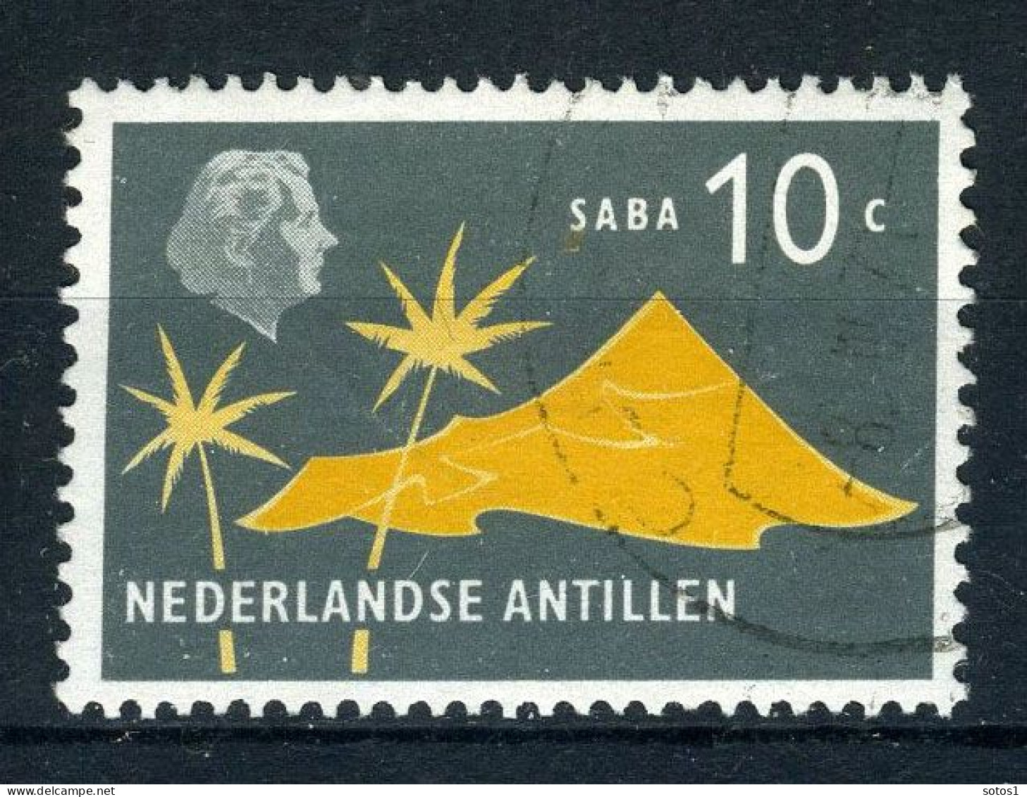 NL. ANTILLEN 278 Gestempeld 1958-1959 - Koningin Juliana  - Curaçao, Antilles Neérlandaises, Aruba
