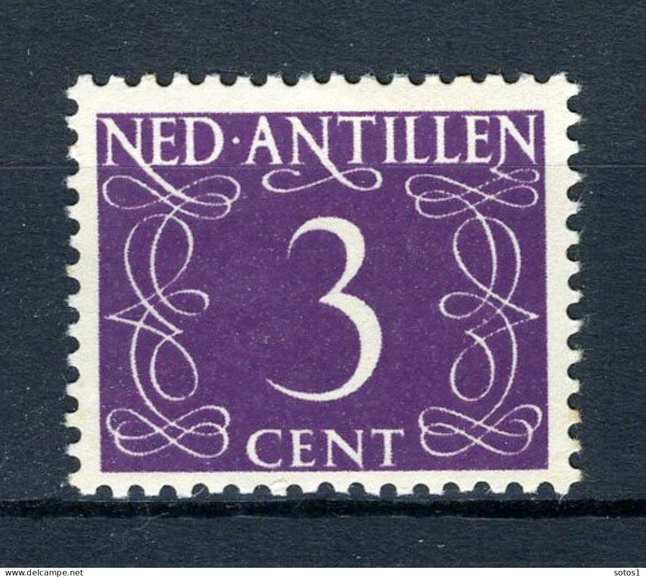NL. ANTILLEN 215 MH 1950 - Cijfer - Niederländische Antillen, Curaçao, Aruba