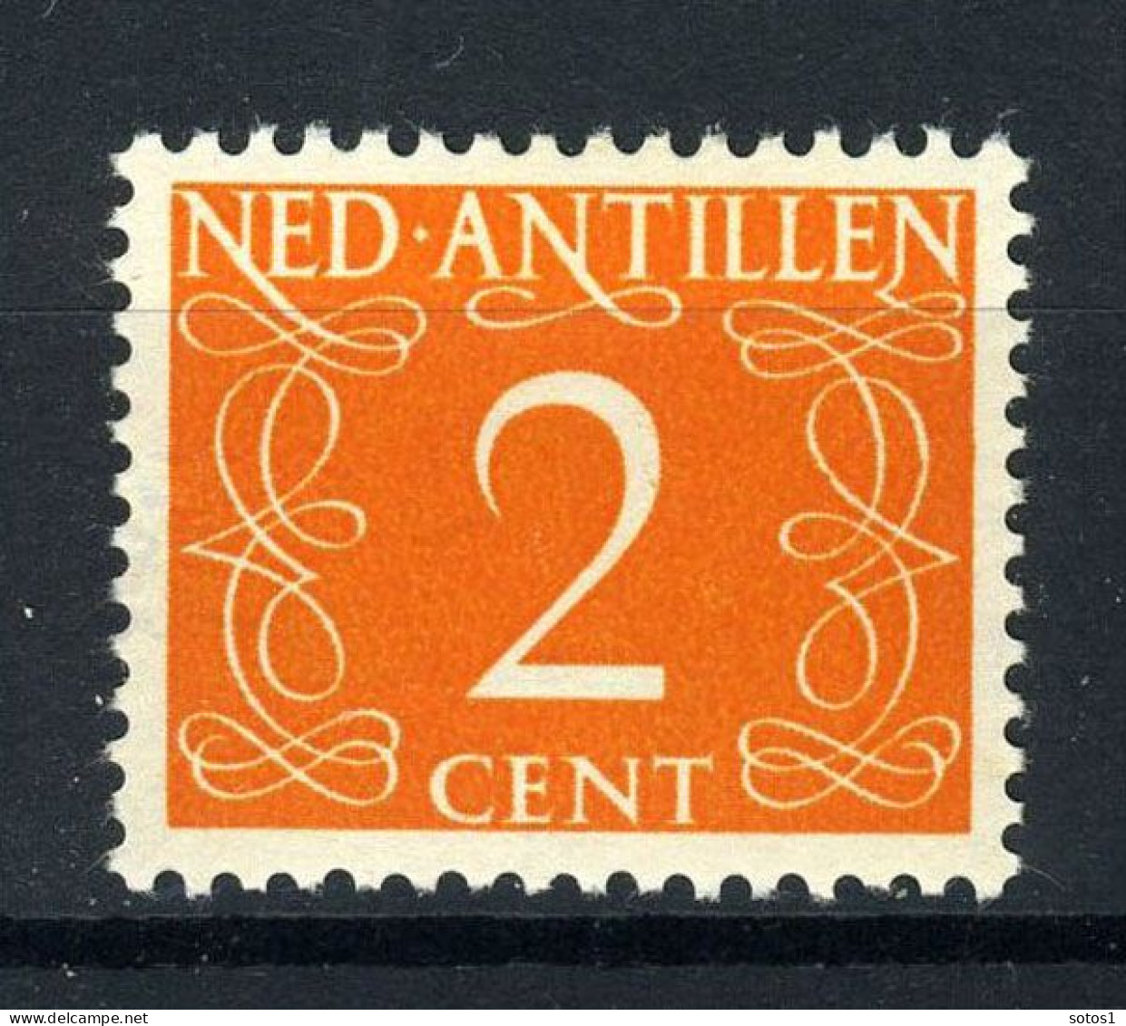 NL. ANTILLEN 213 MH 1950 - Cijfer. - Niederländische Antillen, Curaçao, Aruba