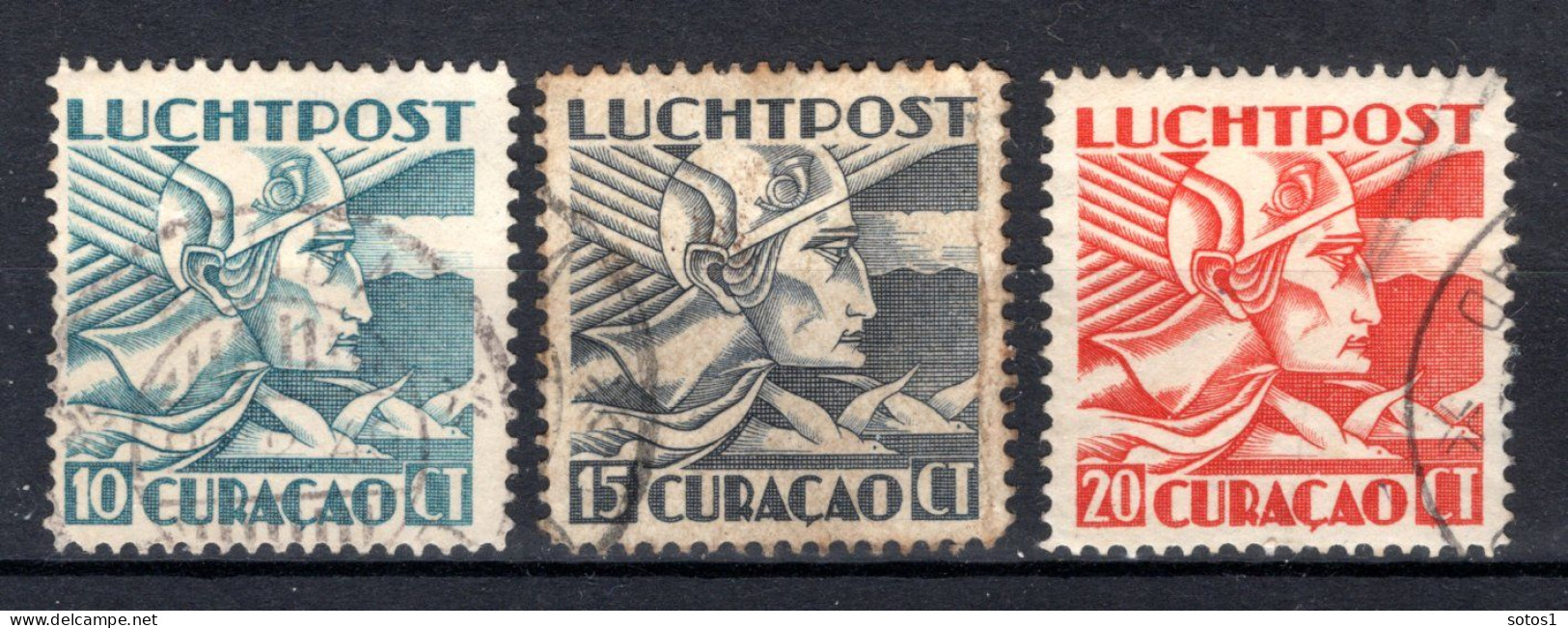 CURACAO LP4/6° Gestempeld 1931 - Mercuriuskop  - Curacao, Netherlands Antilles, Aruba