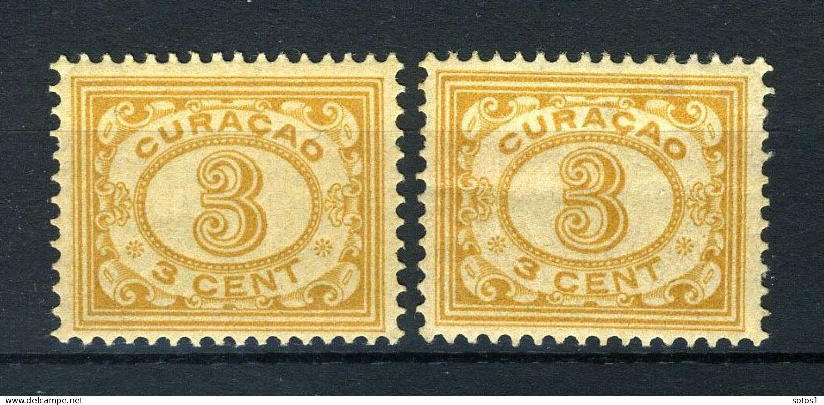 CURACAO 49 MH 1915-1931 - Cijfer - Curaçao, Antilles Neérlandaises, Aruba