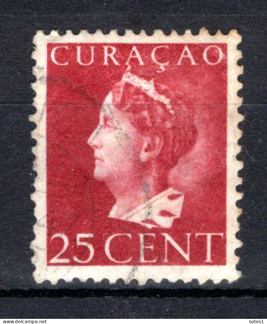 CURACAO 174° Gestempeld 1947 - Koiningin Wilhelmina  - Curaçao, Antilles Neérlandaises, Aruba