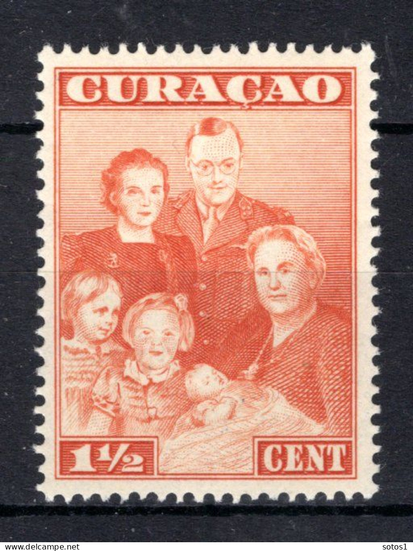 CURACAO 164* MH 1943 - Koninklijke Familie - Curaçao, Antilles Neérlandaises, Aruba