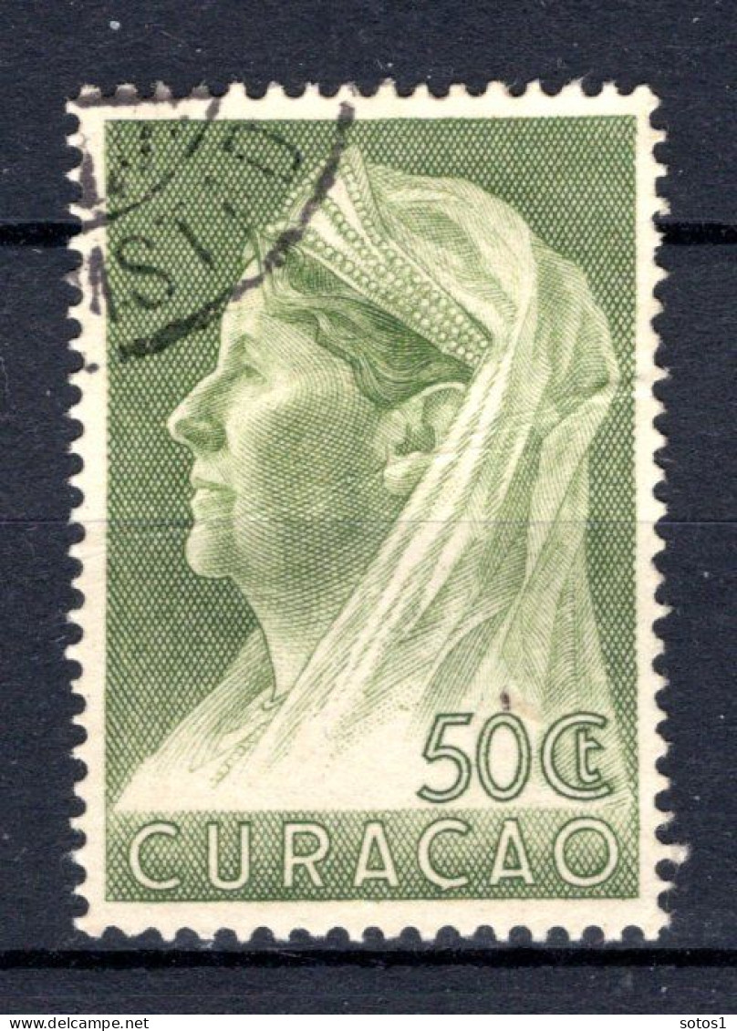 CURACAO 135° Gestempeld 1936 - Koiningin Wilhelmina  - Curaçao, Nederlandse Antillen, Aruba