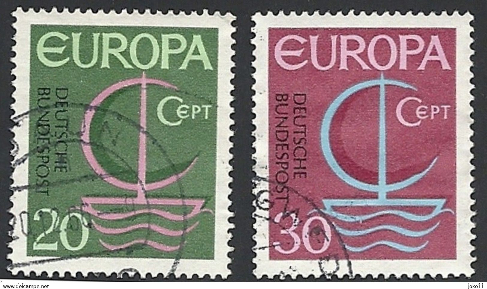 Deutschland, 1966, Mi.-Nr. 519-520, Gestempelt - Usados