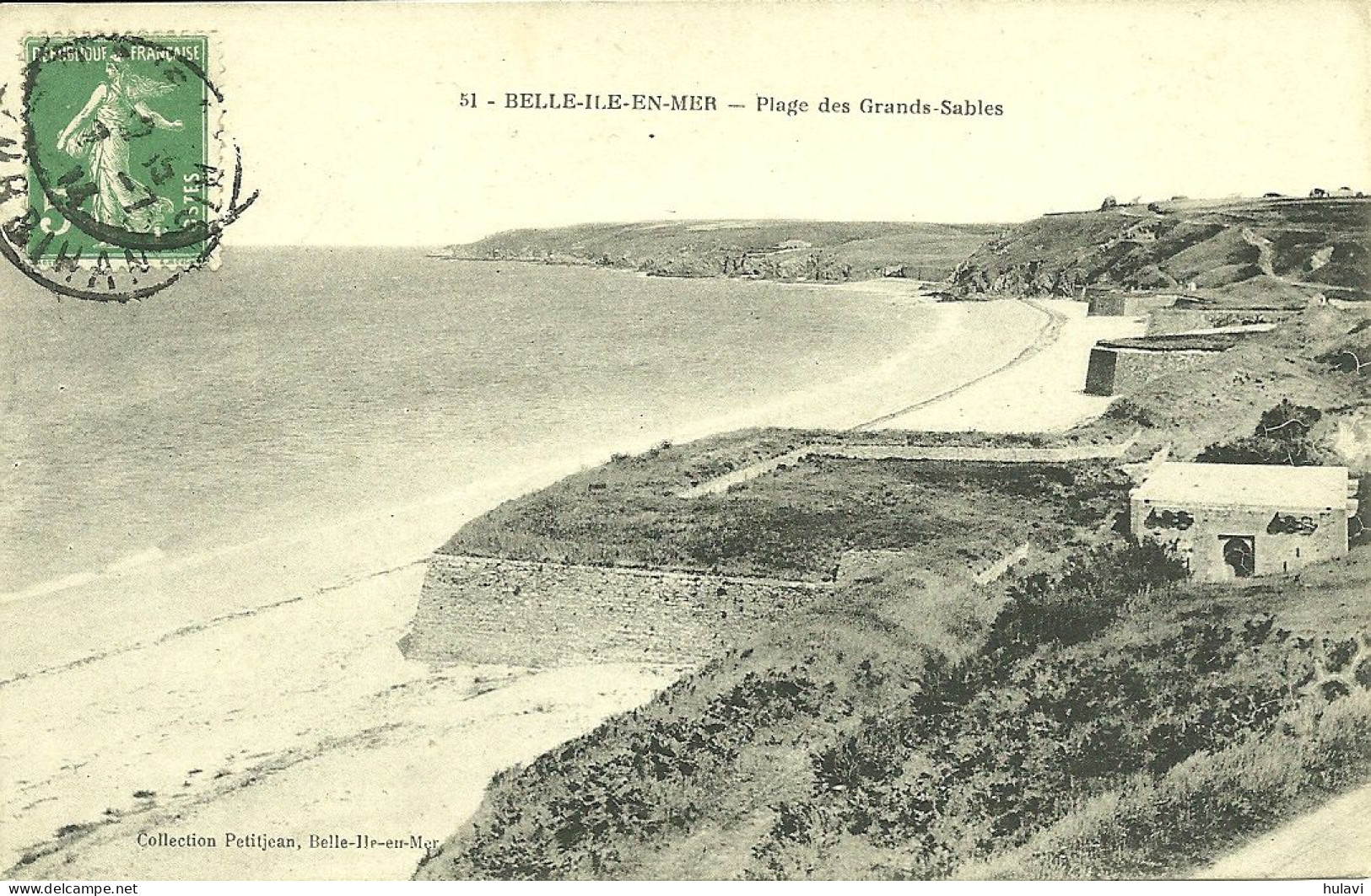 56  BELLE ILE EN MER - PLAGE DES GRANDS SABLES (ref 23981) - Belle Ile En Mer