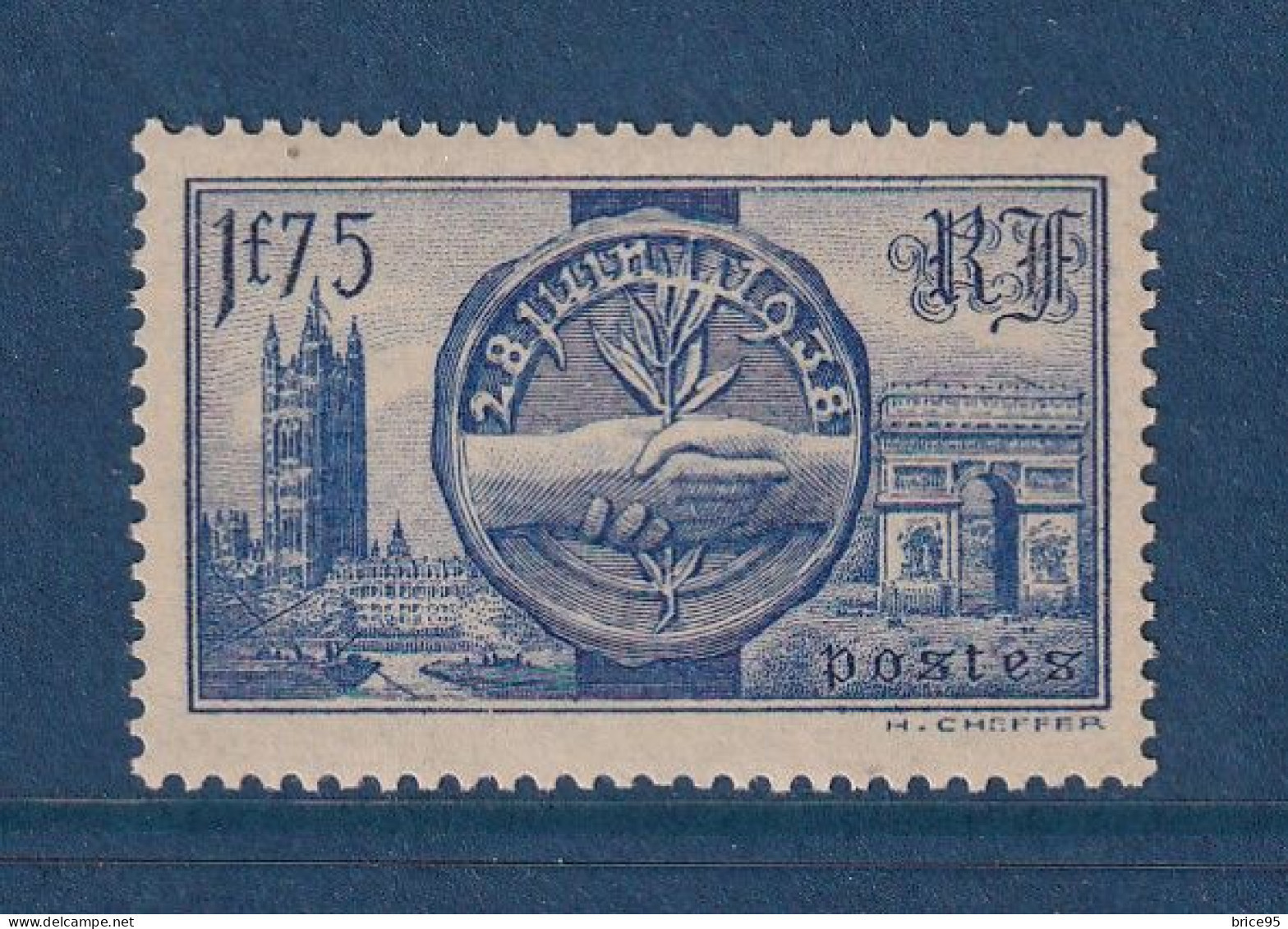 France - YT N° 400 ** - Neuf Sans Charnière - 1938 - Unused Stamps