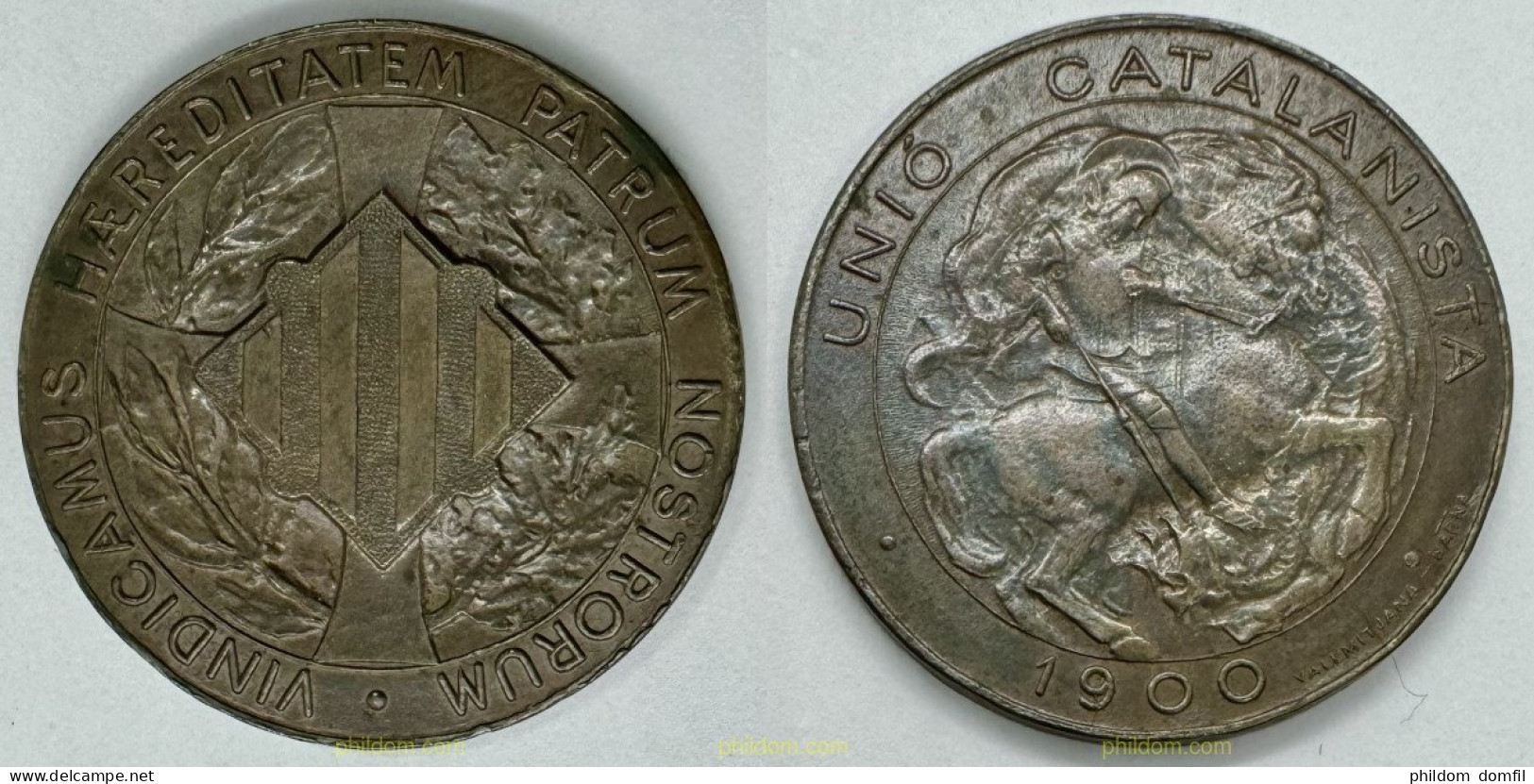 3919 ESPAÑA 1900 UNIO CATALANISTA 10 CENTIMOS 1900 - Collezioni