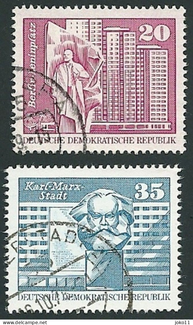 DDR, 1973, Michel-Nr. 1820-1821, Gestempelt - Used Stamps