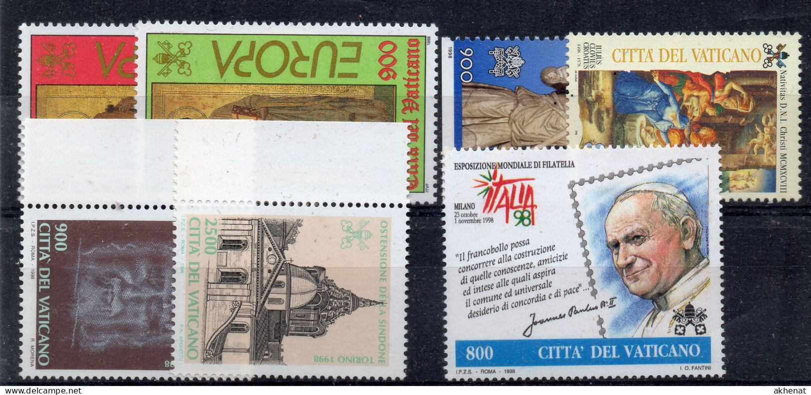 EDY1010- VATICANO 1998 , Quattro Serie Diverse Con Gomma Integra  ***  MNH - Unused Stamps