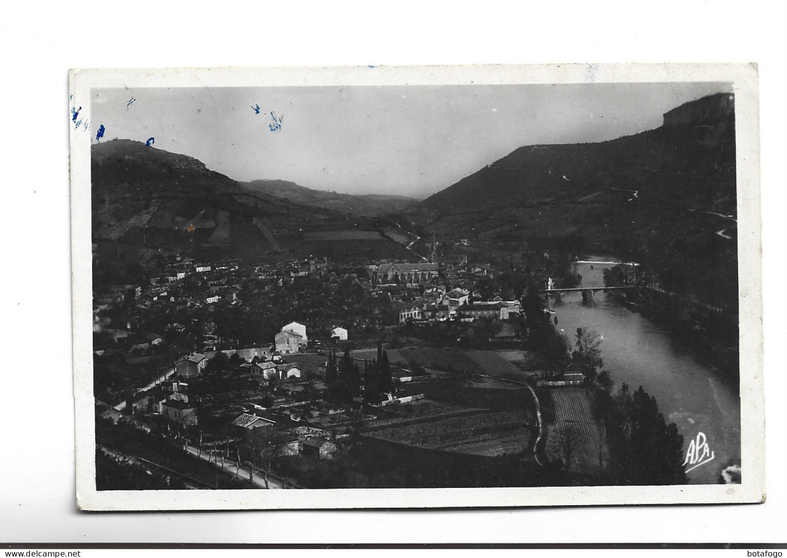 CPA PHOTO DPT 82 ST ANTONIN NOBLE VAL  (voir Timbre) - Saint Antonin Noble Val