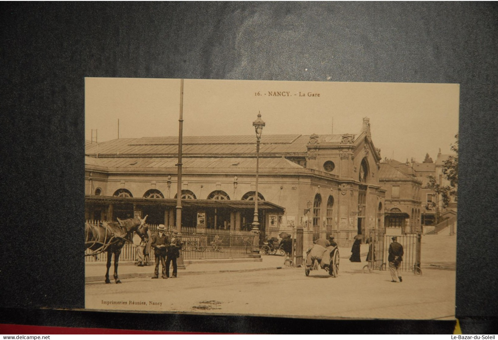 CP, 54, NANCY - N° 16 - LA GARE AVEC ANIMATION - Nancy