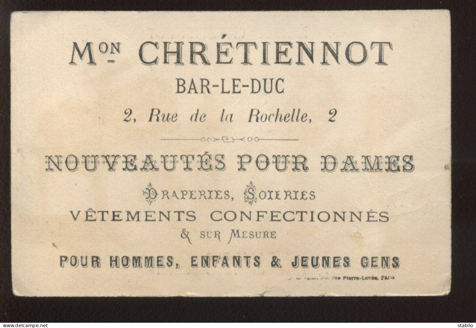 CHROMOS - ENFANTS EN CUISINE - MAISON CHRETIENNOT, CONFECTION BAR-LE-DUC (MEUSE) - Andere & Zonder Classificatie