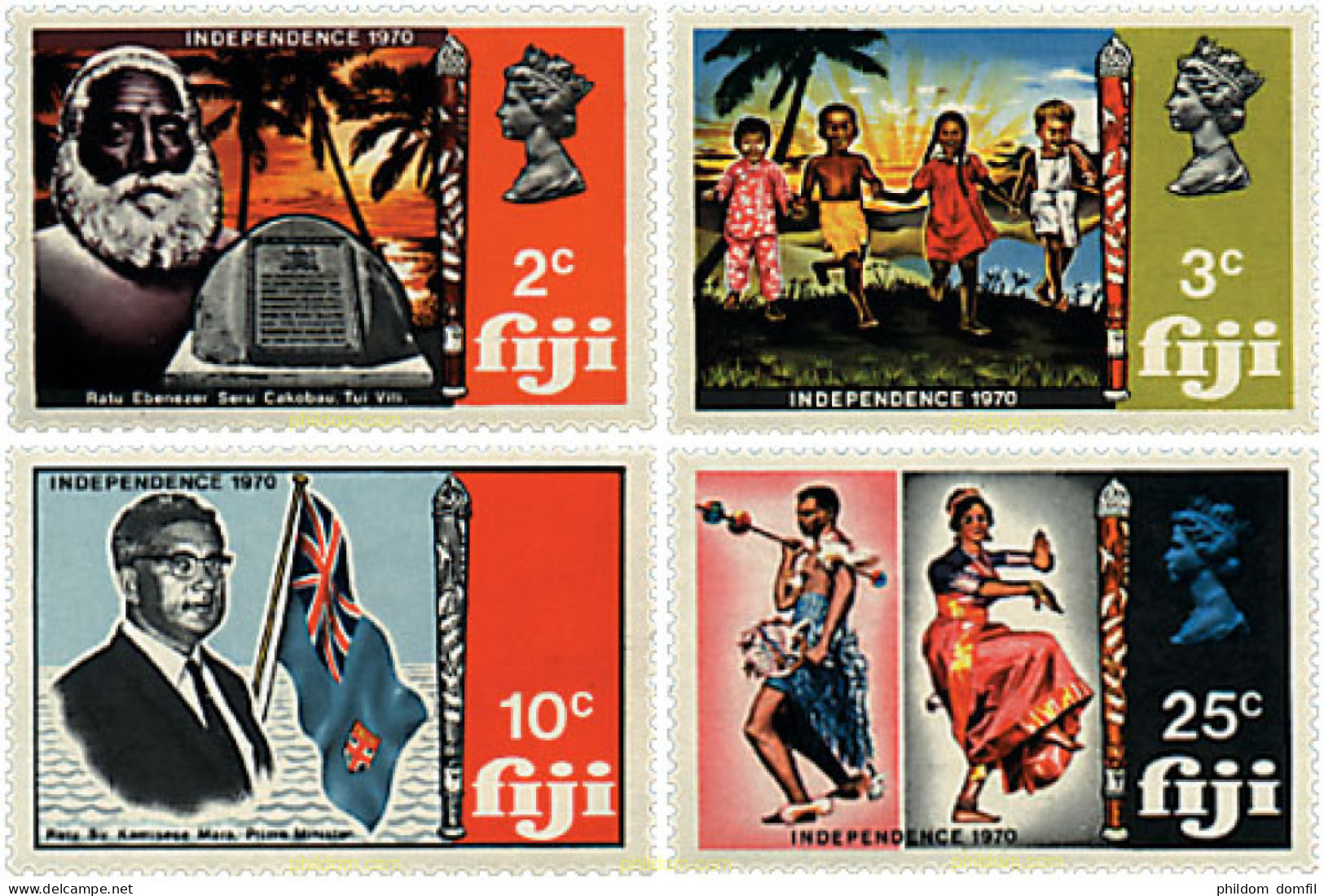 43296 MNH FIJI 1970 INDEPENDENCIA - Fidschi-Inseln (...-1970)