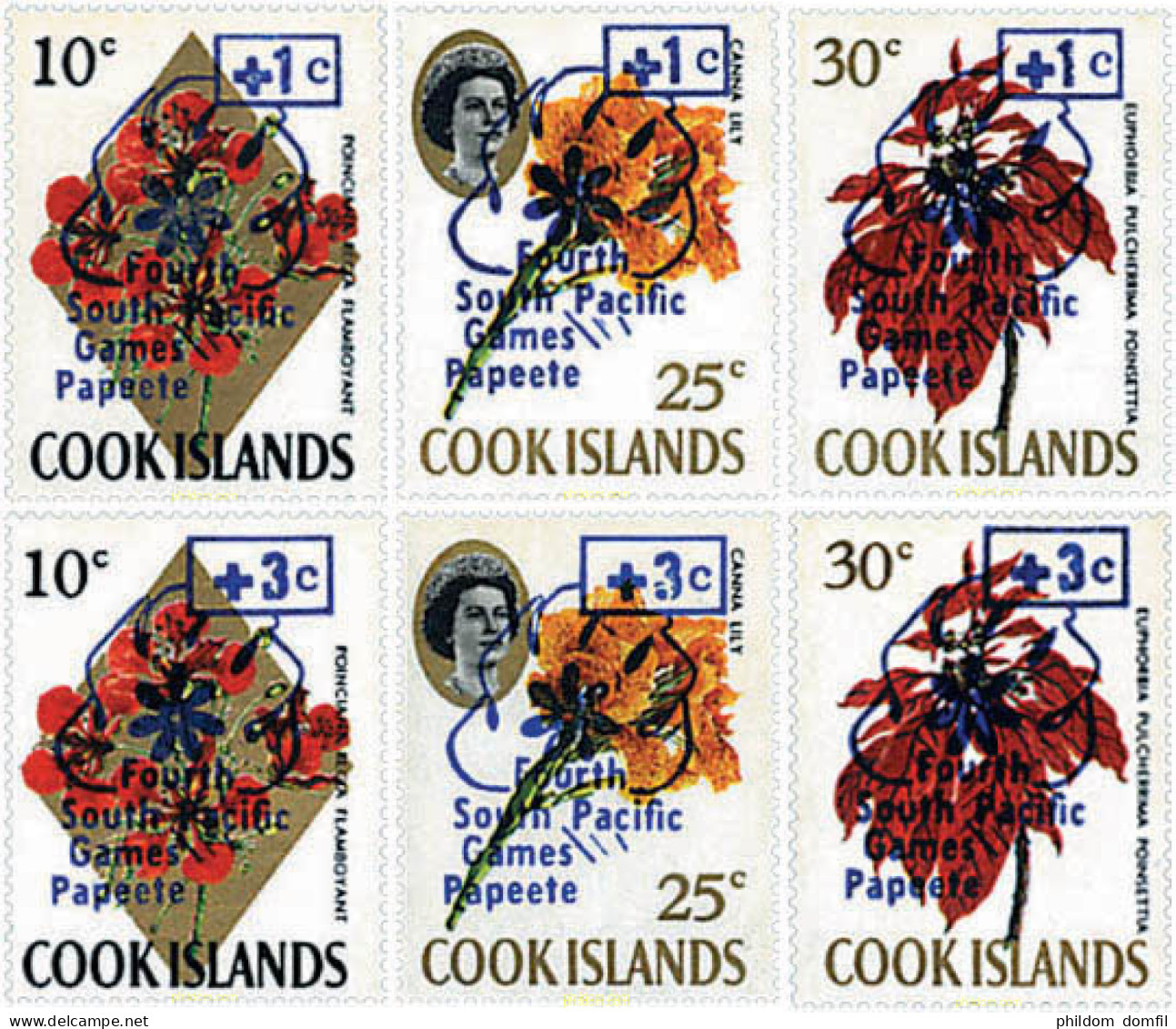 82722 MNH COOK Islas 1971 4 JUEGOS DEL PACIFICO SUR - Cook