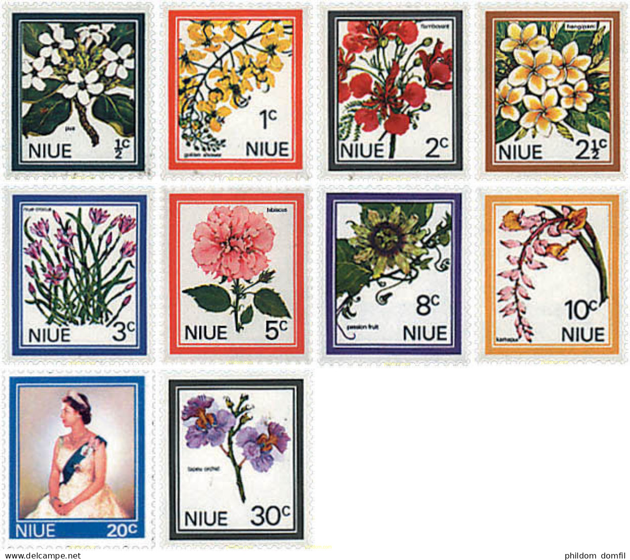 94761 MNH NIUE 1969 FLORES - Niue