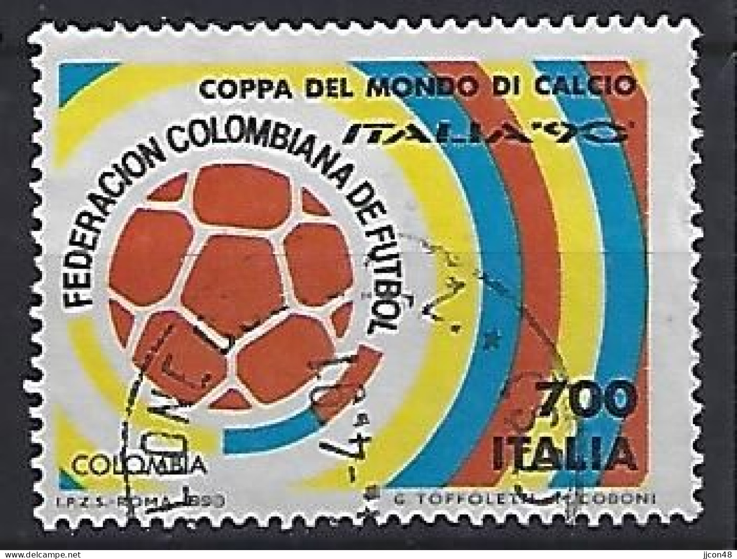 Italy 1990  Fussball-Weltmeisterschaft  (o) Mi.2127 - 1981-90: Used