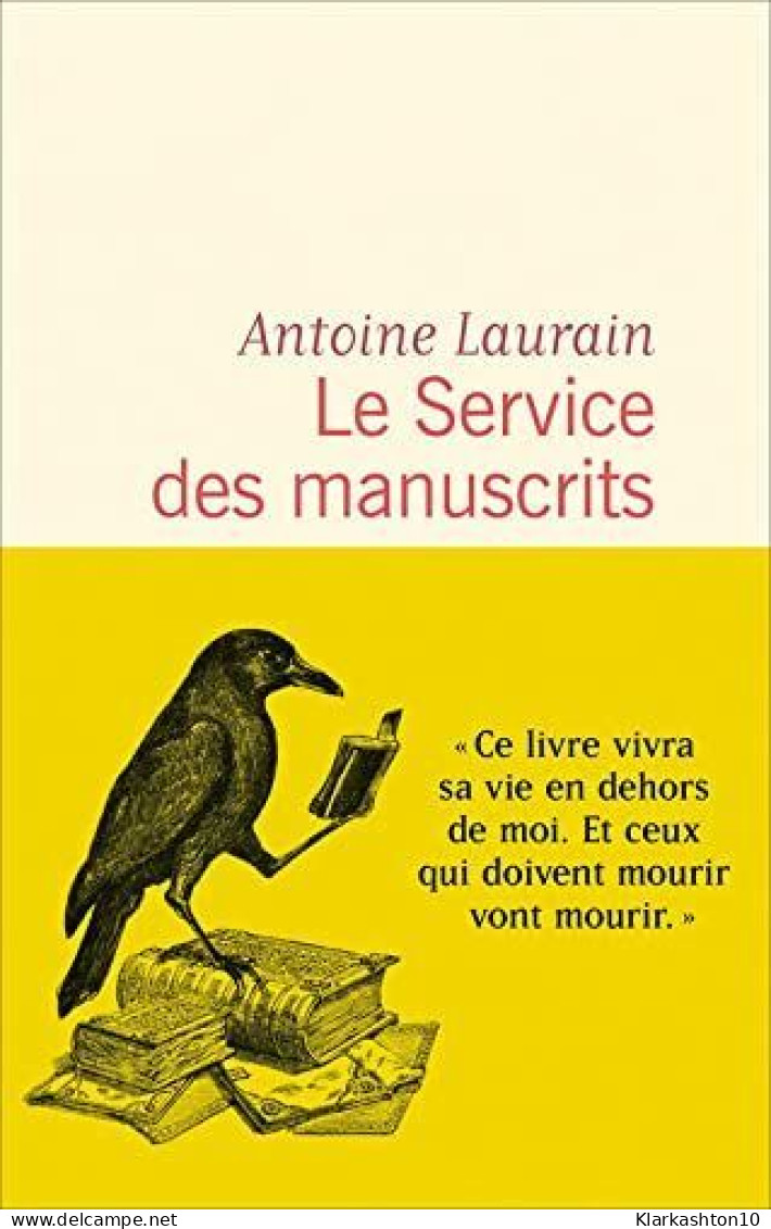 Le Service Des Manuscrits - Other & Unclassified