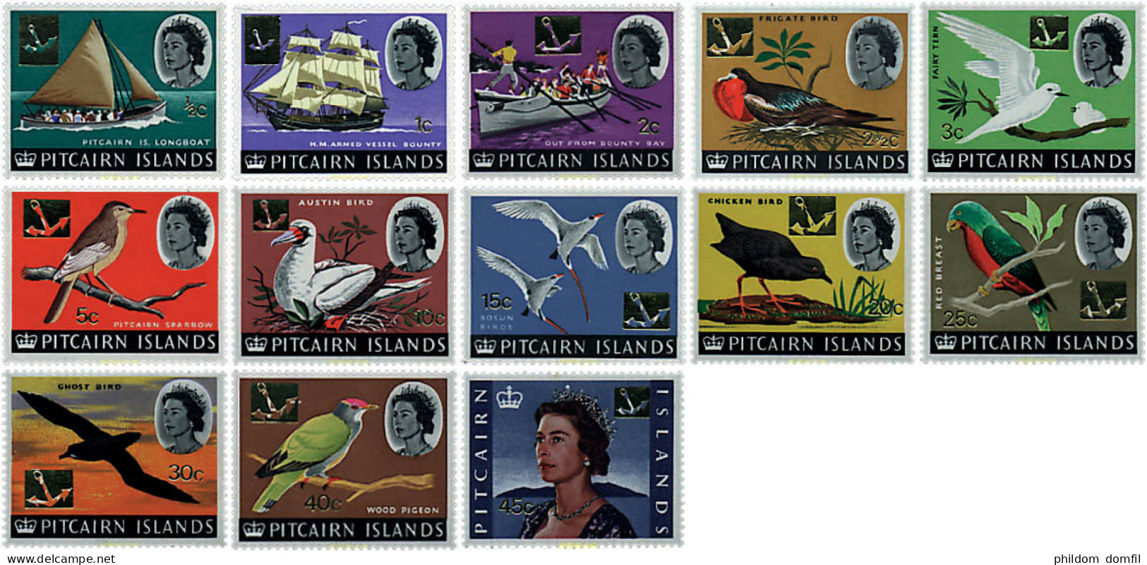 45217 MNH PITCAIRN Islas 1967 MOTIVOS VARIOS - Pitcairn
