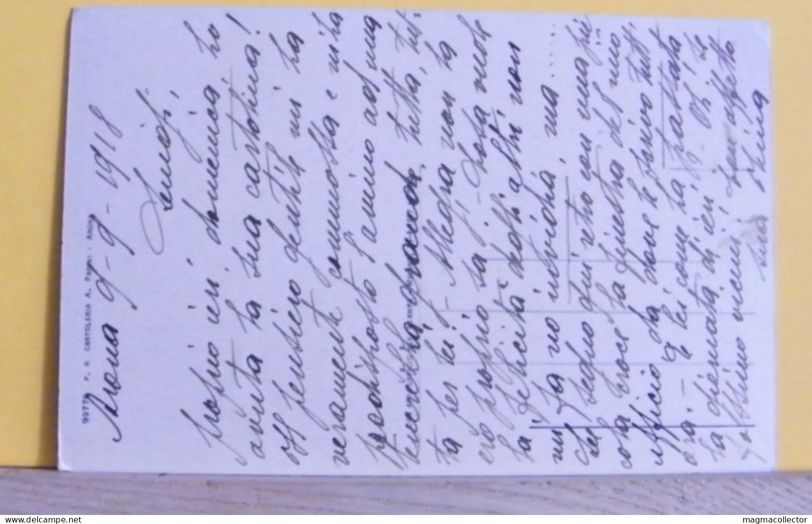 (ARO3) ARONA - VEDUTA GENERALE  - VIAGGIATA IN BUSTA 1918ca - Other & Unclassified