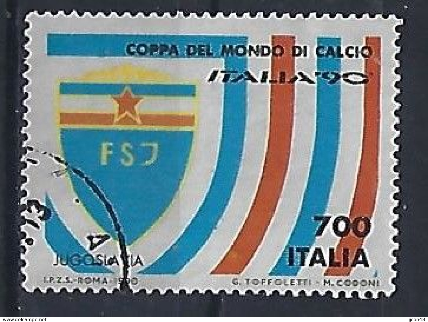 Italy 1990  Fussball-Weltmeisterschaft  (o) Mi.2128 - 1981-90: Used