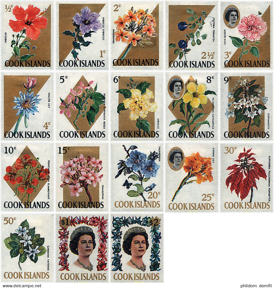 95122 MNH COOK Islas 1967 FLORES - Cook Islands