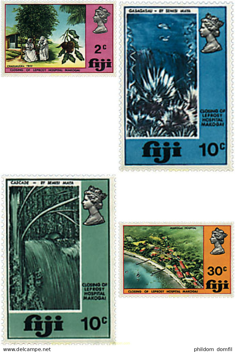 43297 MNH FIJI 1970 CIERRE DE LA LEPROSERIA DE MAKOGAI - Fidji (...-1970)