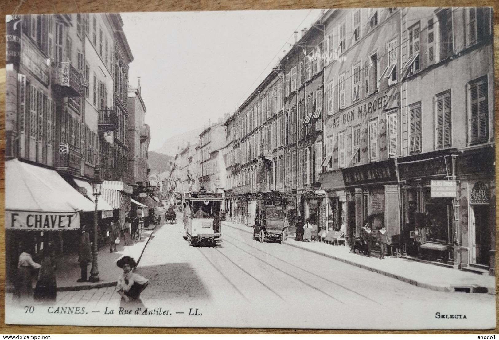 CANNES La Rue D'Antibes - Straßenverkehr - Auto, Bus, Tram