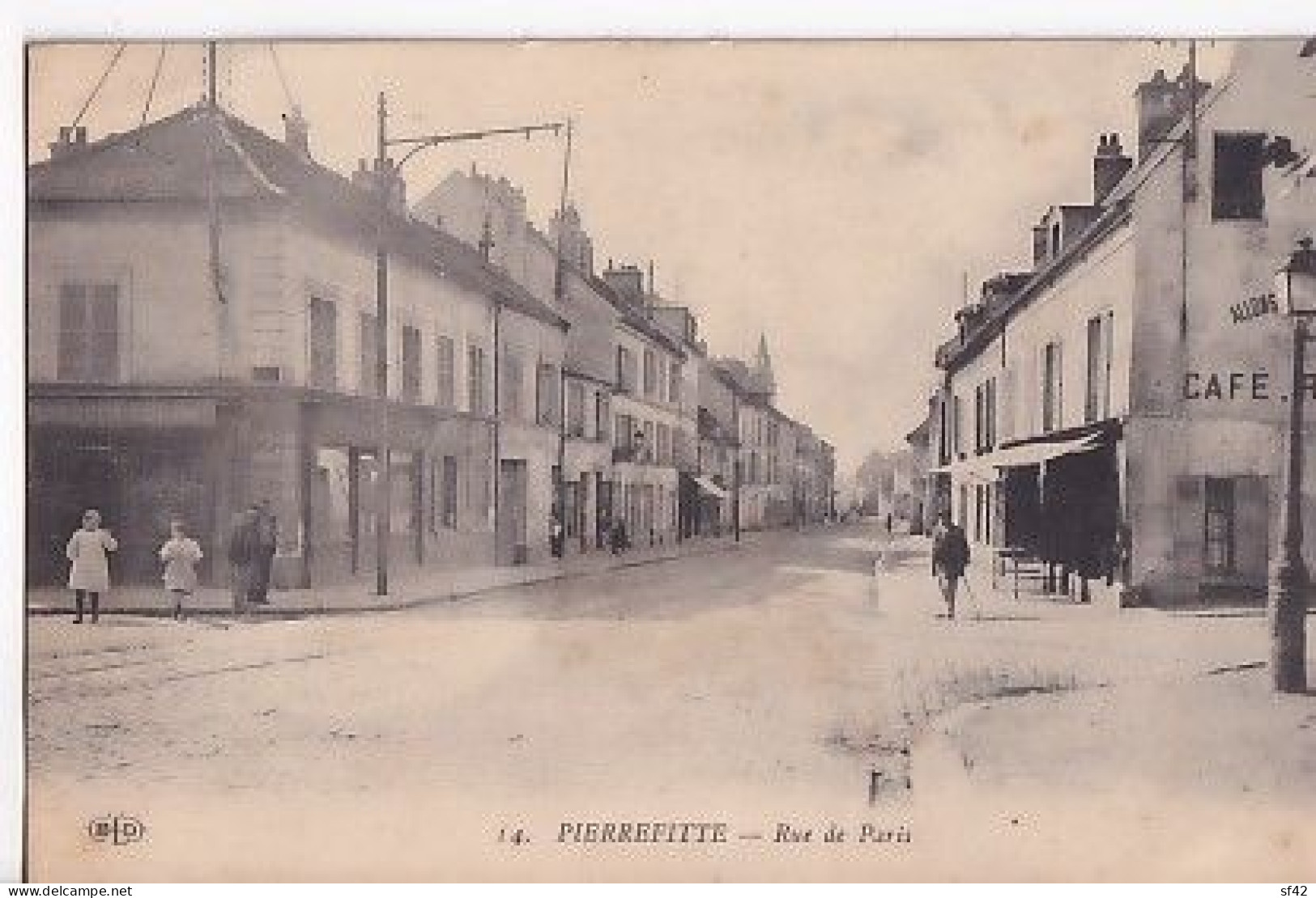 PIERREFITTE                   Rue De Paris   + Cachet Fort De Stains - Pierrefitte Sur Seine