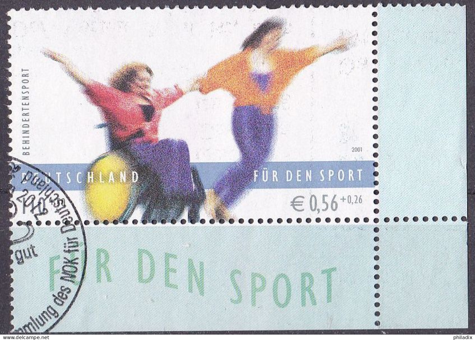 BRD 2001 Mi. Nr. 2166 O/used Eckrand (BRD1-8) - Used Stamps