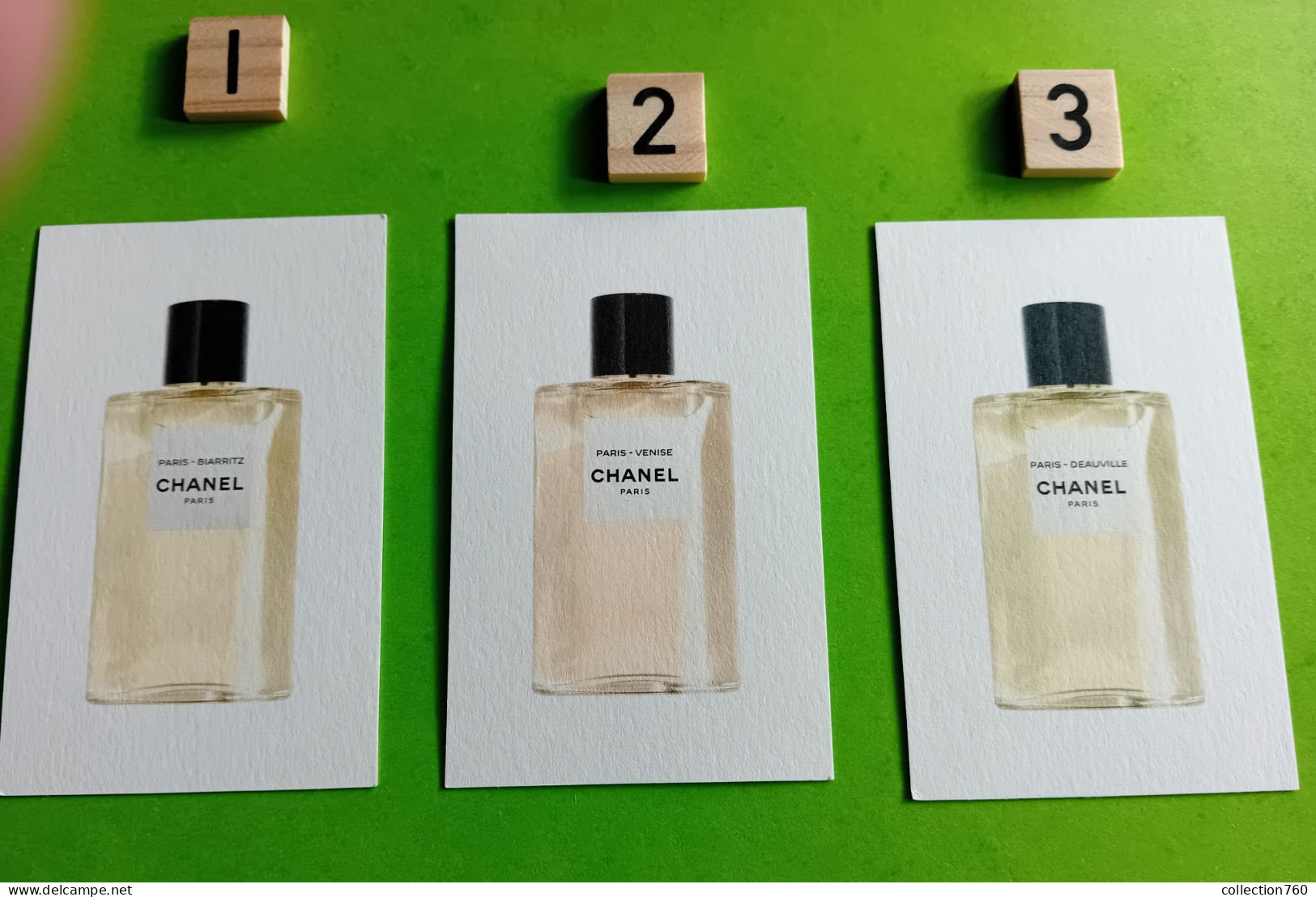 CHANEL    - 3 Cartes Parfumées - Modernes (à Partir De 1961)