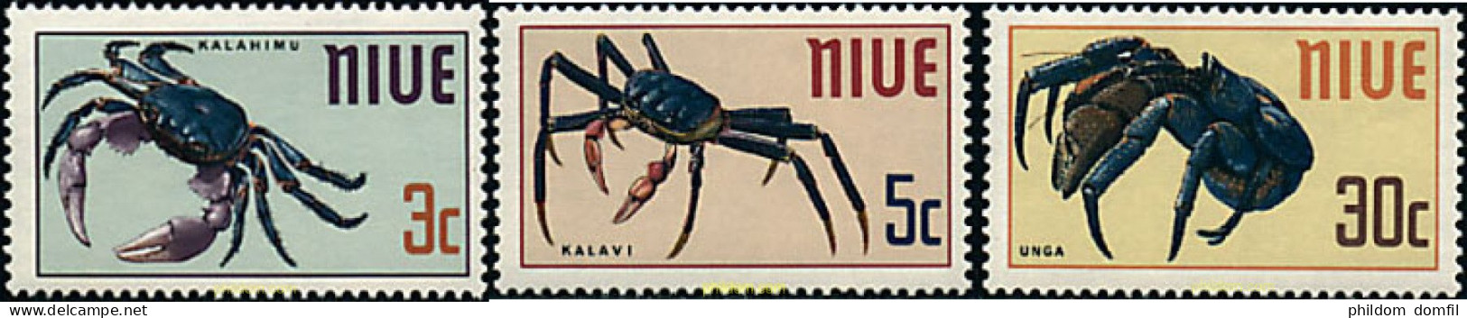 44799 MNH NIUE 1970 CRUSTACEOS - Niue
