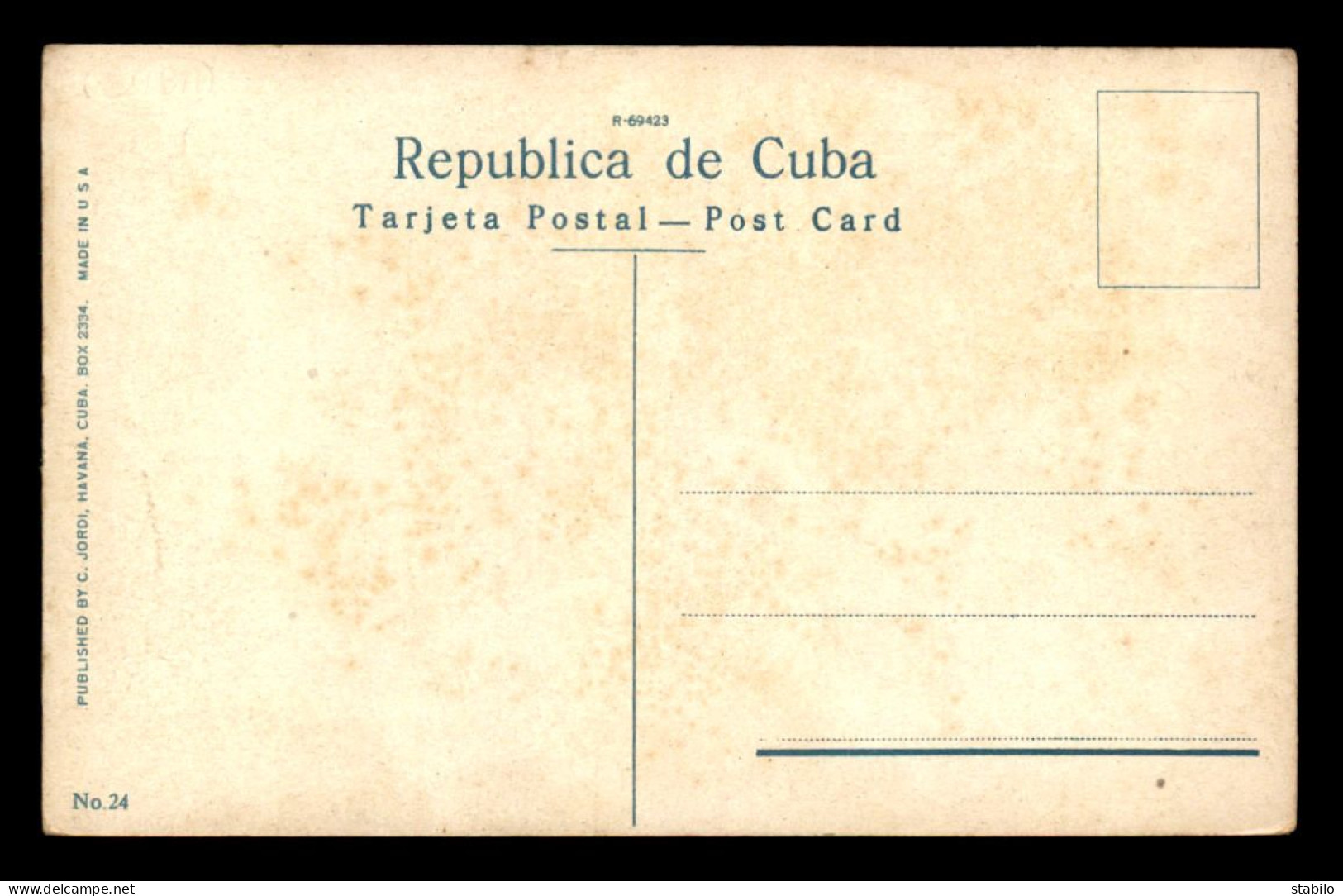CUBA - HABANA - LA HAVANE - EL TEMPLETE - Cuba