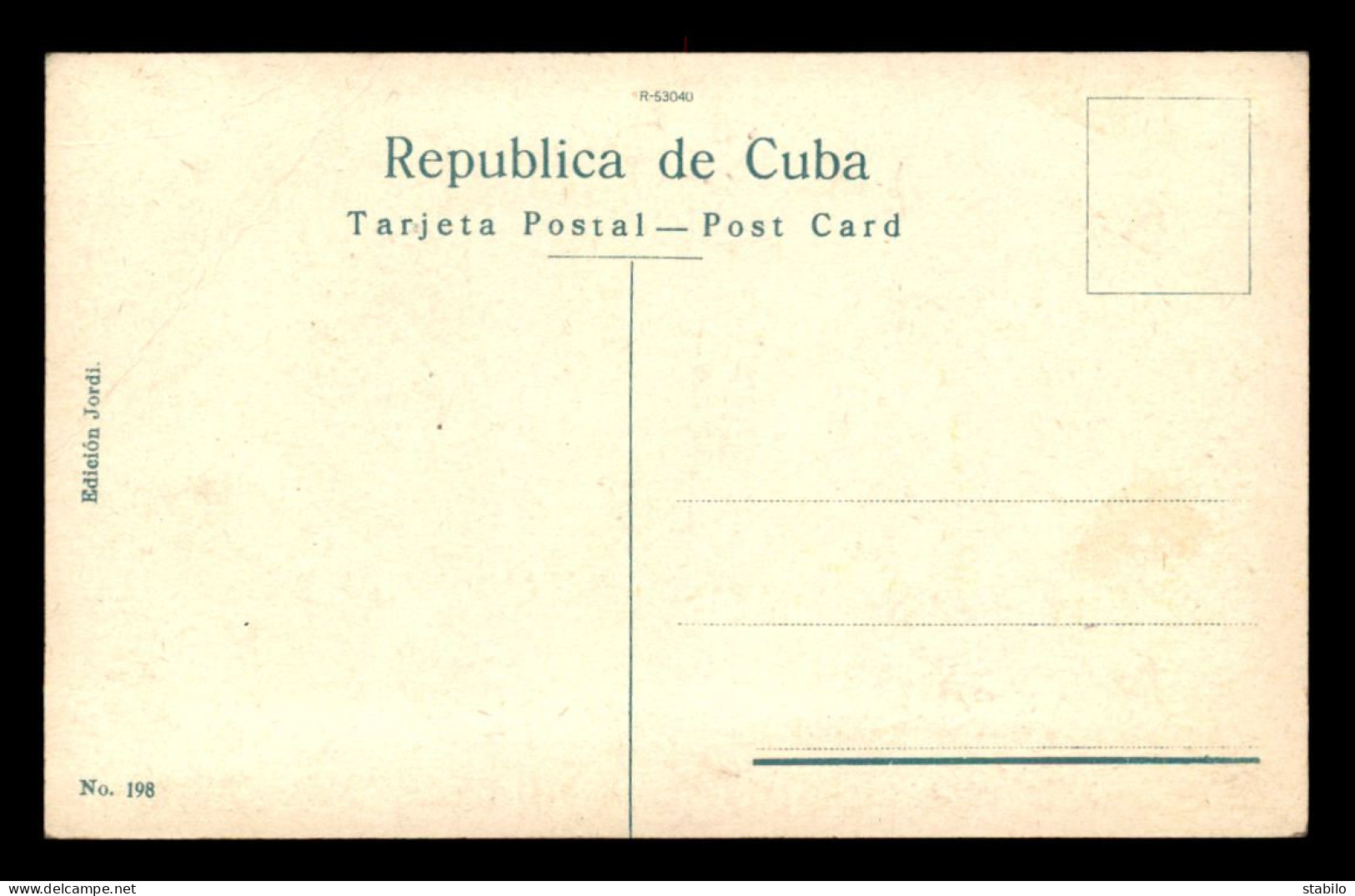 CUBA - HABANA - LA HAVANE - PARQUE CENTRAL POR PRADO - Kuba
