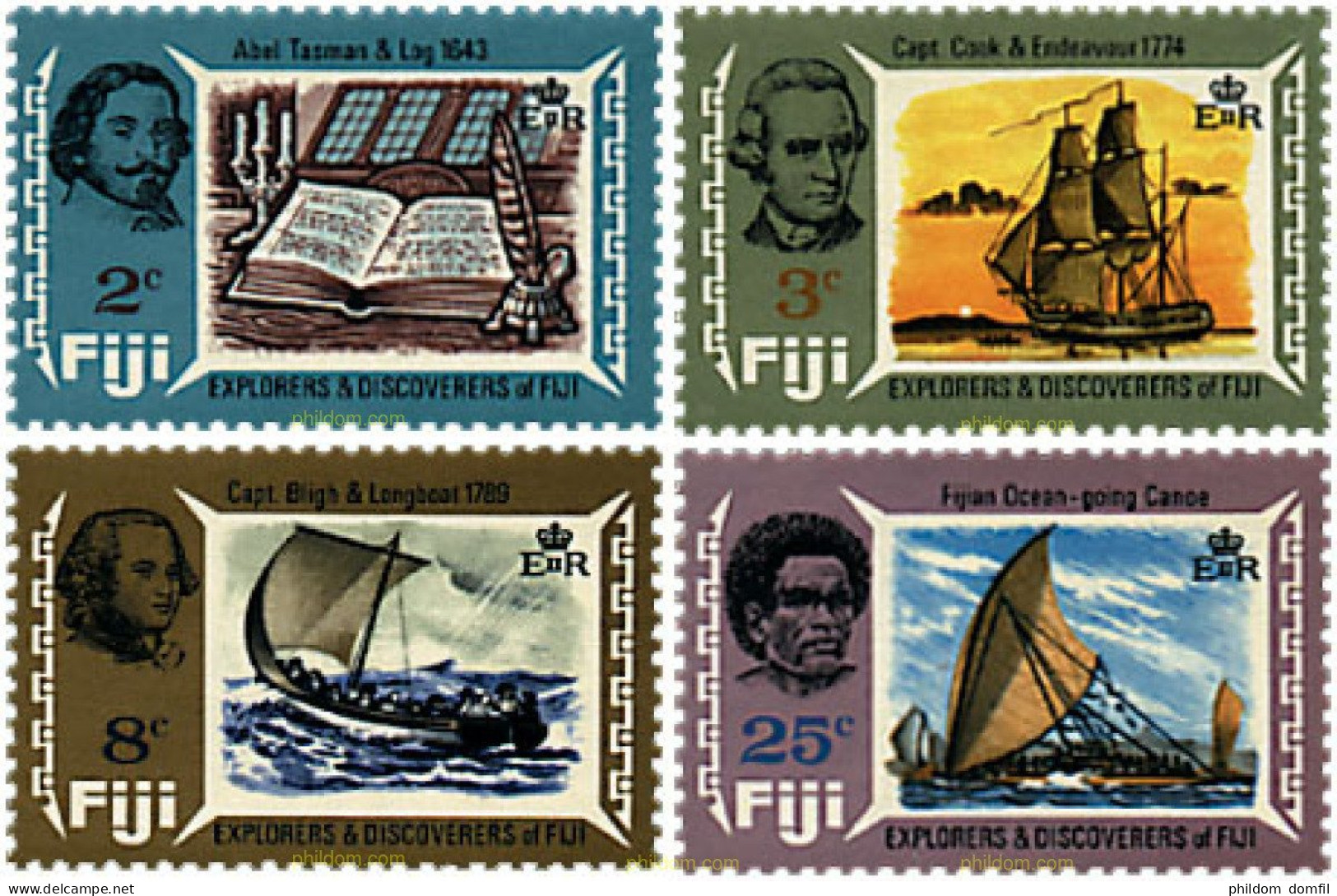 87014 MNH FIJI 1970 NAVEGANTES - Fiji (...-1970)