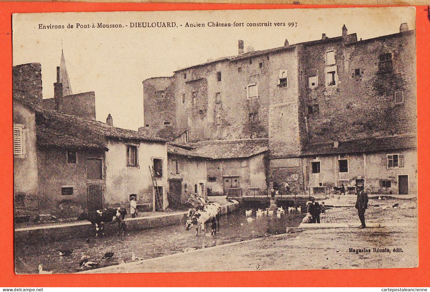 30967 / DIEULOUARD Environs PONT-à-MOUSSON 54-Meurthe-Moselle Abreuvoir Public Ancien Chateau-Fort Construits Vers 997 - Dieulouard