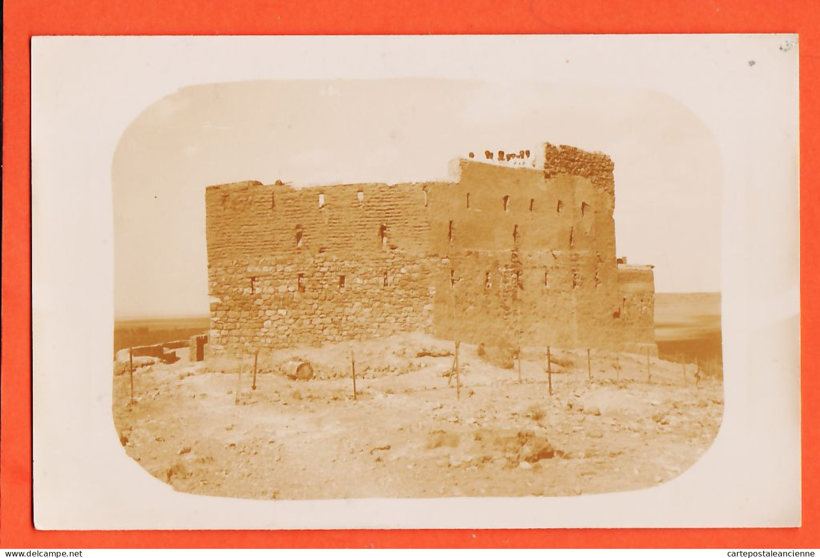30788 / ⭐ ◉ Carte-Photo Probablement Sahara Algérien ? Maison Citadelle Fortifiée Chateau Militaires 1910s - Sonstige & Ohne Zuordnung