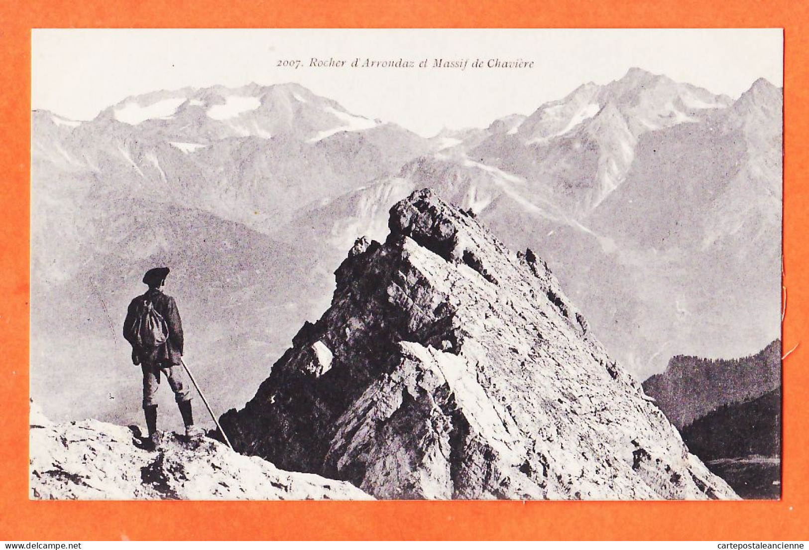 30692 / ⭐ ◉ Etat Parfait Rocher ARRONDAZ Modane 73-Savoie Massif De CHAVIERE Alpiniste 1910s REYNAUD 2007 - Modane