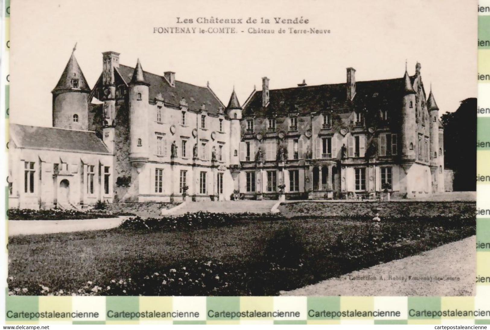 30616 / FONTENAY-le-COMTE 85-Vendée Le Chateau TERRE-NEUVE 1910s - ROBIN - Fontenay Le Comte