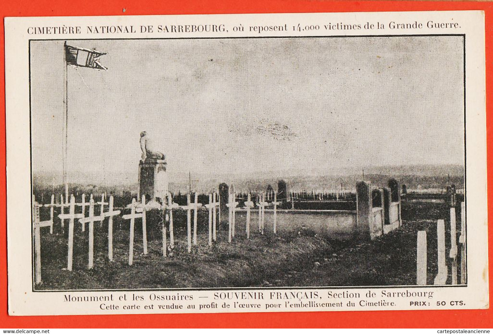 30503 / SARREBOURG (57) Cimetière National Reposent 14000 Victimes GRANDE GUERRE Monuments Ossuaires CpaWW1-SCHMITT  - Sarrebourg
