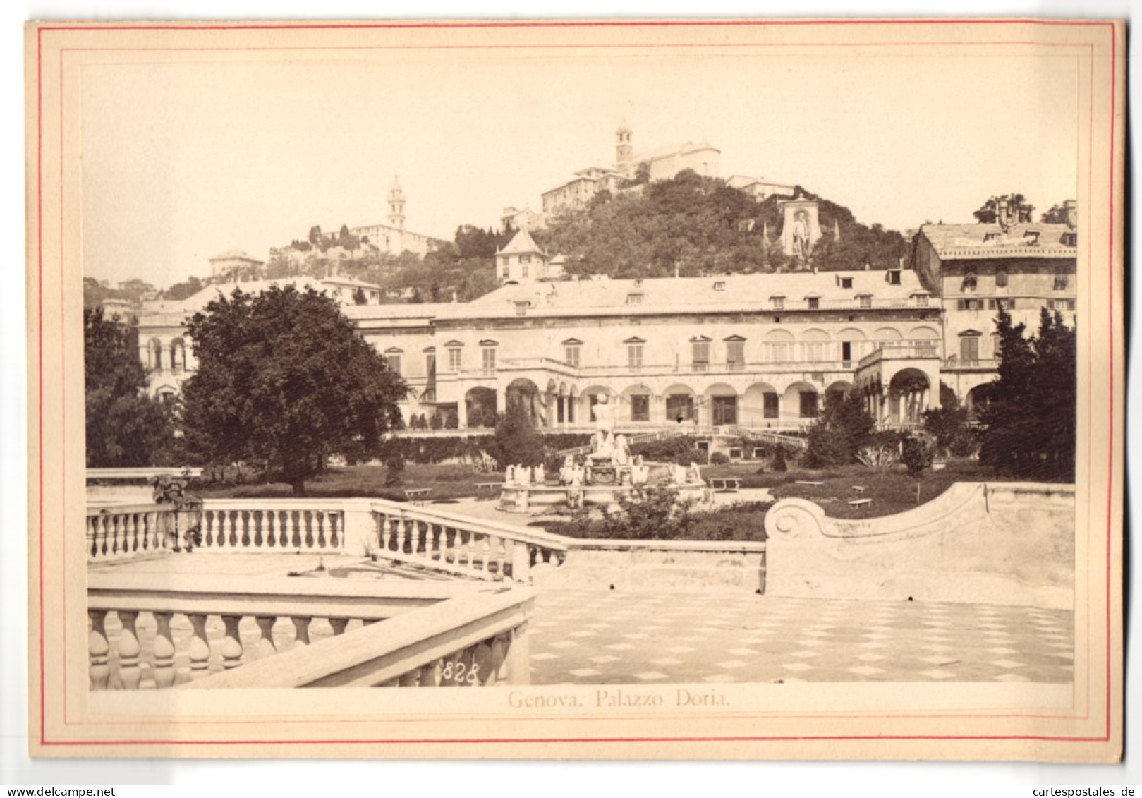 Foto Unbekannter Fotograf, Ansicht Genua - Genova, Palazzo Doria  - Orte