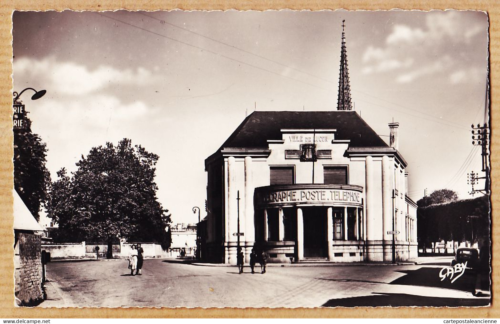 30562 / LUCON 85-Vendée La POSTE Télégraphe Poste Téléphone Façade Entrée 1940s Photo-Bromure GABY-ARTAUD 53 - Lucon