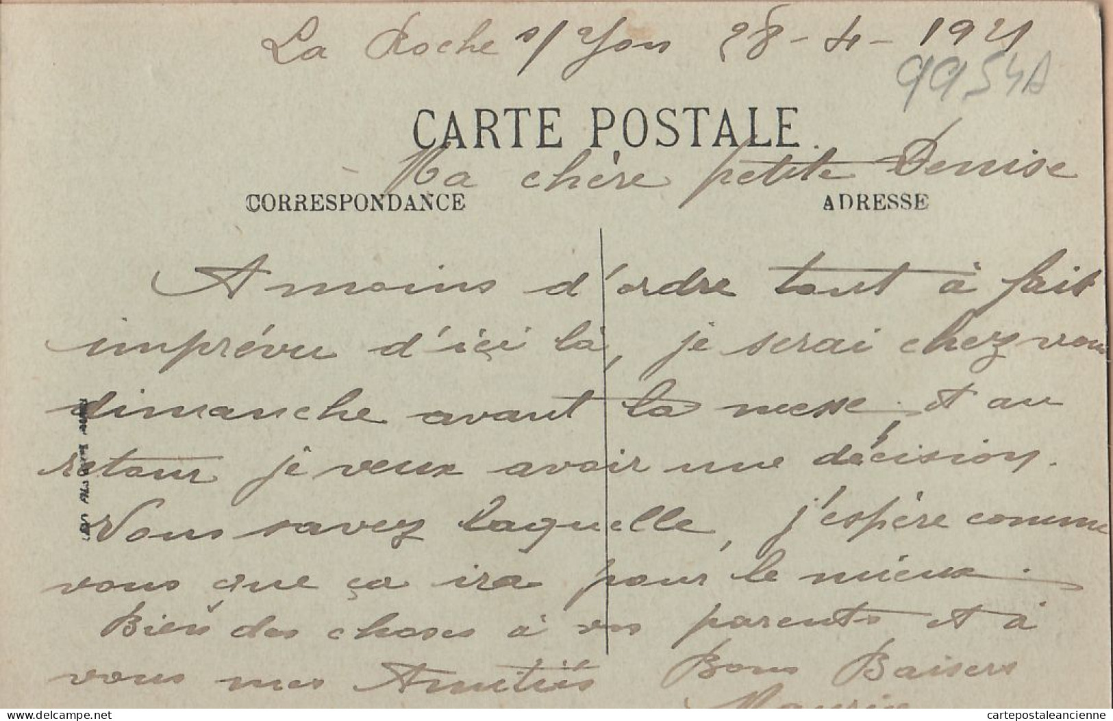 30535 / LES-SABLES-D'OLONNE Vendée SOLEIL COUCHANT Datée Du 28.04.1921 - LEVY 4036 - Sables D'Olonne