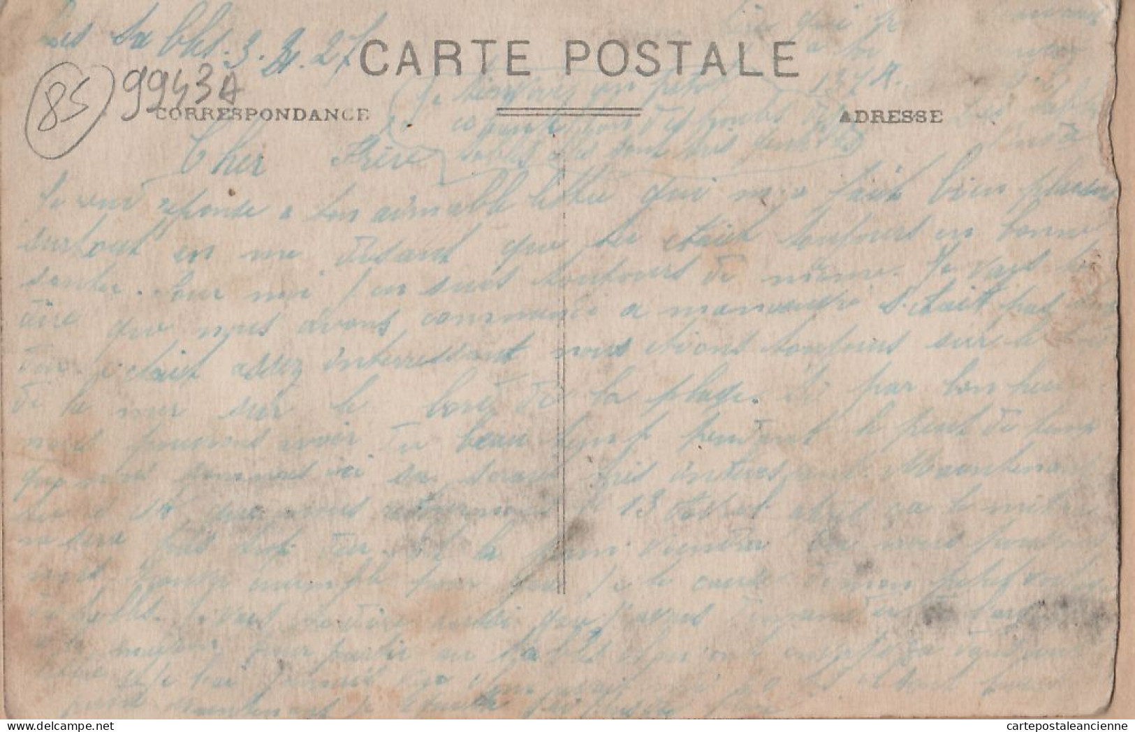 30530 / ⭐ ◉ LES SABLES D'OLONNE Vendée Les 3 Miss REINES VILLE Des SABLES 1926 Datée Du 03.04.1927 - Sables D'Olonne