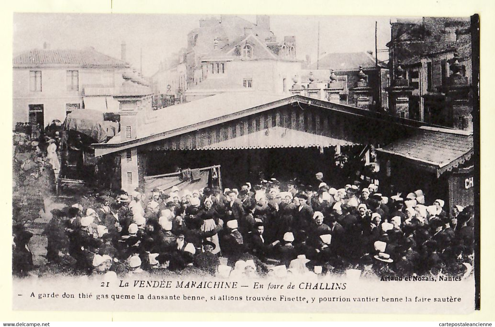 30677 / En FOIRE De CHALLINS 85-VENDEE MARAICHINE Gas Dansante Trouvere Finette Danse - ARTAUD NOZAIS 21 - Sonstige & Ohne Zuordnung