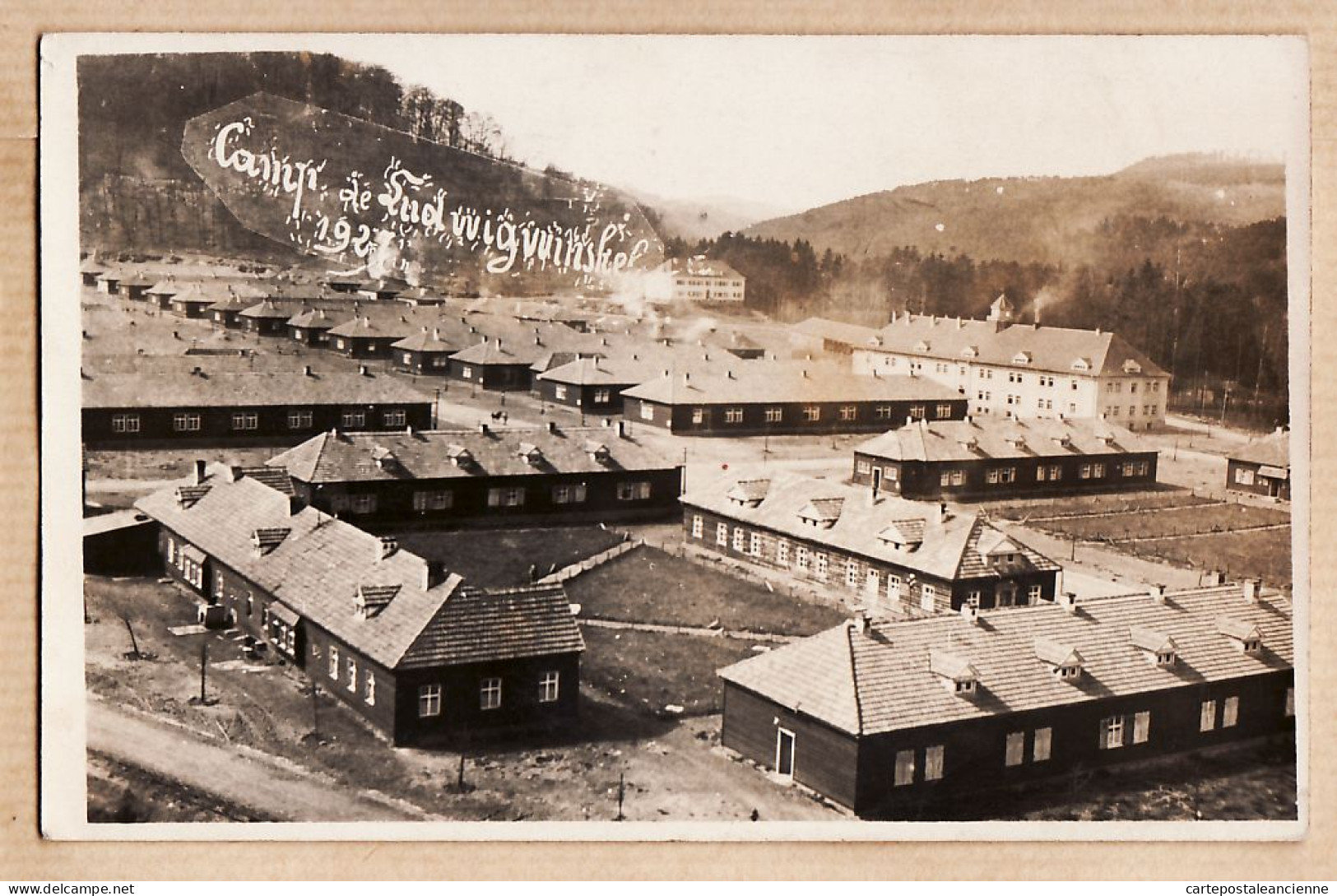 30507 / Carte Photo CAMP LUDWIGSWINKEL Moselle Baraquements 1927 Occupation Française Rhénanie-Palatinat Allemagne - Sonstige & Ohne Zuordnung