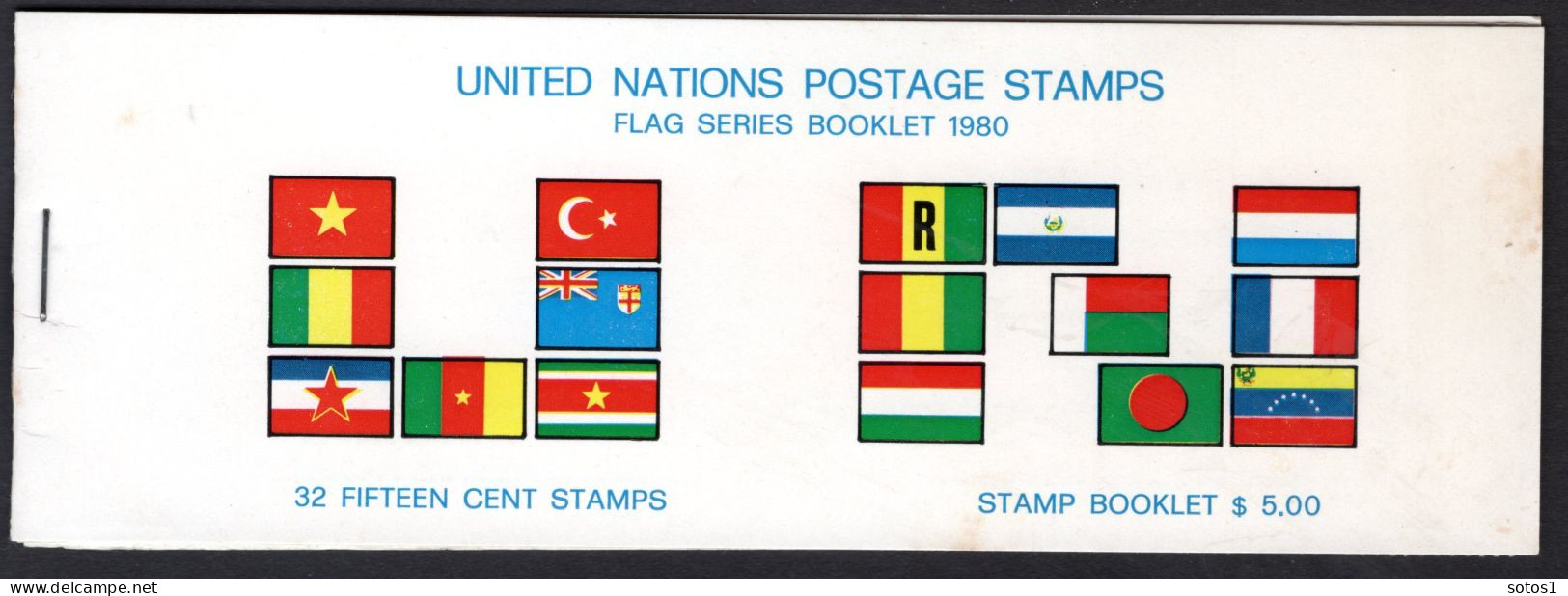 VERENIGDE NATIES-NEW YORK Yt. 361/331 1980 Postzegelboekje - Booklets