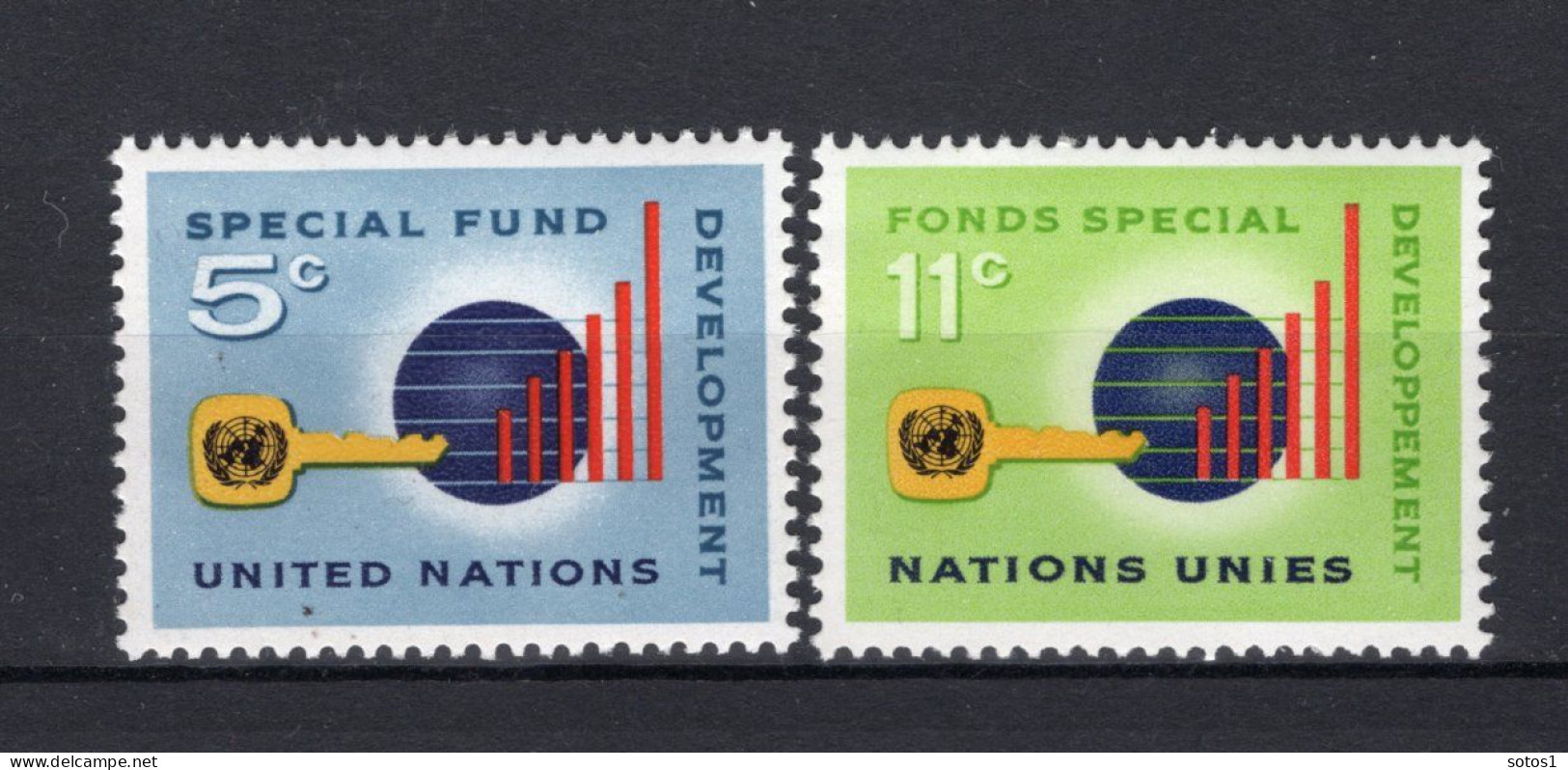 VERENIGDE NATIES-NEW YORK Yt. 133/134 MNH 1965 - Unused Stamps