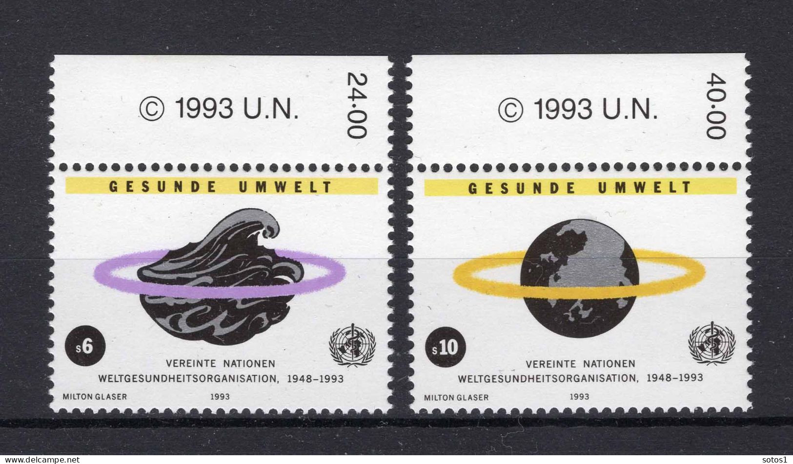 VERENIGDE NATIES-WENEN Yt. 163/164 MNH 1993 - Unused Stamps